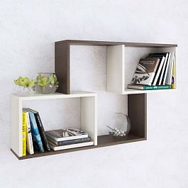 Полка навесная ПН-3 (1050*600*180) венге/ясень анкор светлый - Фото предпросмотра