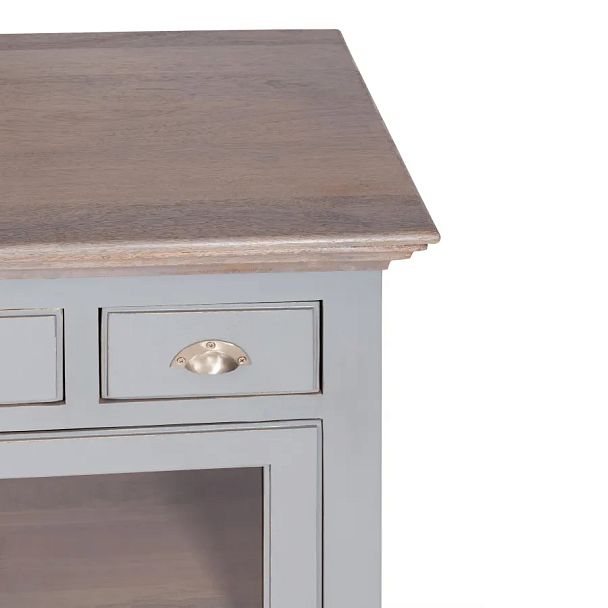 Комод Secret de Maison Брайтон/Brighton (мод. OD-003), дерево акации/дерево манго/МДФ, Antique grey/grey wash - Вид 7