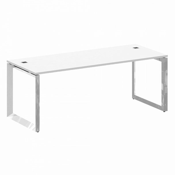 Стол рабочий руководителя на П-образном м/к "ONIX DIRECT LUX" M-O.MP-SRR-6.8 белый - Вид 1