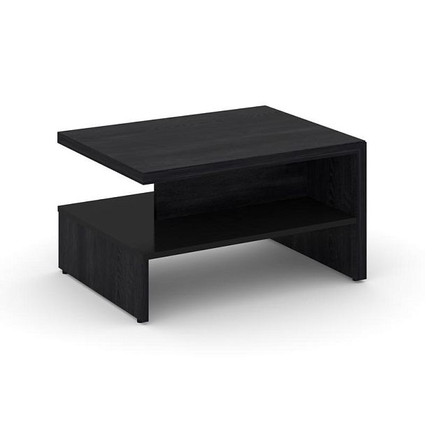 Корнер Стол журнальный COR.SJ Каштан Тоскана/Черный 800*600*450 - Вид 1