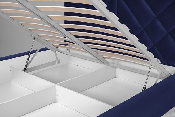 Кровать «Сидней 2» 180 синяя - Вид 4