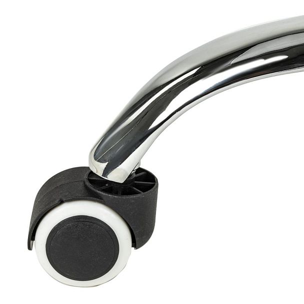 Кресло стул BRABIX "Eames MG-310 CH", хром, пластик белый, экокожа белая, 532923 - Вид 7