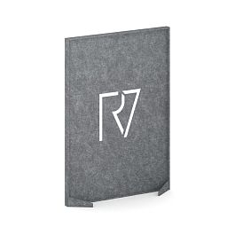 AcustiX Напольная прямая перегородка с фигурными вырезами VE.NPPF-100.14 Морская Галька 1000*400*140 - Фото предпросмотра