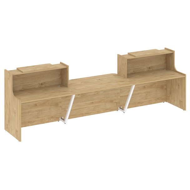 Ресепшн "Onix" O.R-K-18 тиквуд светлый/белый - Вид 1