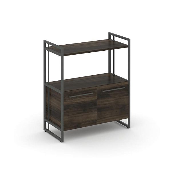 Rift Шкаф 2 ниши широкий RF.SS-22 Дуб Мали/Металл Антрацит 798*396*924 - Вид 1