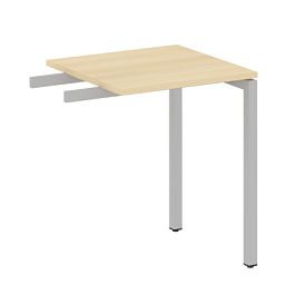 Metal System Quattro Приставной элемент на П-образном м/к 40БП.ПР-1 Акация/Серый металл 600*600*750 - Фото предпросмотра