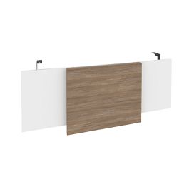 Onix Direct Царга стола руководителя O.M-CSR-3 Белый бриллиант/Дуб аризона/Антрацит металл 1140*450*54 - Фото предпросмотра