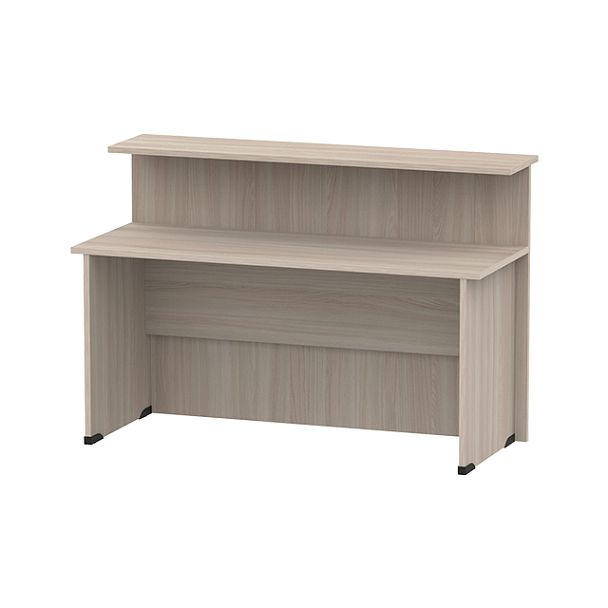 Стойка ресепшн прямая СР-160/60 ясень шимо светлый - Вид 2