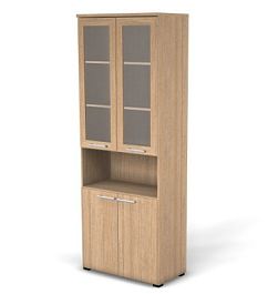 SMART/СМАРТ RS135-78Х44 Шкаф с нишей мдф+лдсп з/с xдф 786х436х2104 Швейцарский вяз - Фото предпросмотра