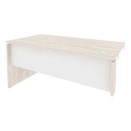 Onix Стол-приставка левый к опорным элементам O.SPR-4.8 (L) Денвер светлый/Белый бриллиант 1580*800*750 - Фото предпросмотра