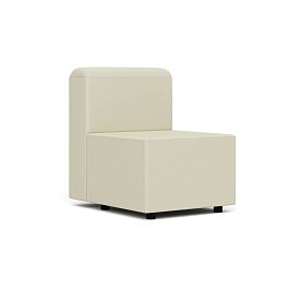 Прямая секция Юнона Un/pr экокожа светло-бежевая CN1112 - Фото предпросмотра