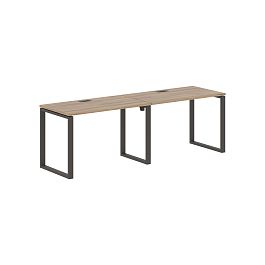 Стол 2-х местный EQWST 2367 Дуб Денвер светлый/Мокко 2326х670х750 EDIS - Фото предпросмотра