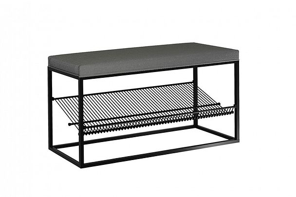 Обувница Крафт 1 LMN-11.1869 черный муар/графит - Вид 1