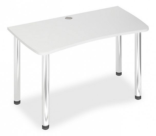 Стол офисный Домино Лайт СКЛ-Софт140МО Белый - Вид 1