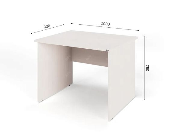 ЛАЙТ / LIGHT RLG003-10x8 Прямоугольный стол 100x80x75 Дуб Молочный - Вид 2