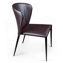 Стул Albert, кожа коричневый - Фото предпросмотра