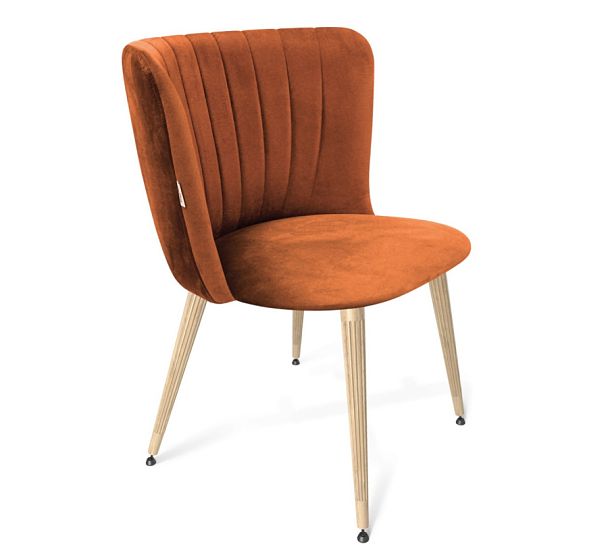 Стул Sheffilton SHT-ST36-1/S95-WH-1 песчаная буря/прозрачный лак/черный муар - Вид 1