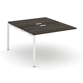 Concept Двойной наборный элемент рабочей станциии CN.DNRS-002 Дуб Мали/Металл Белый 1180*1480*750 - Фото предпросмотра