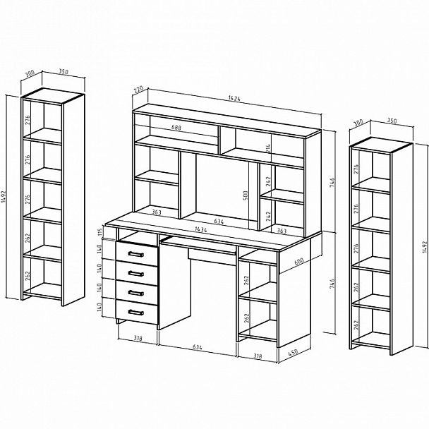 Рабочее место Лайт-8К СН - Вид 2