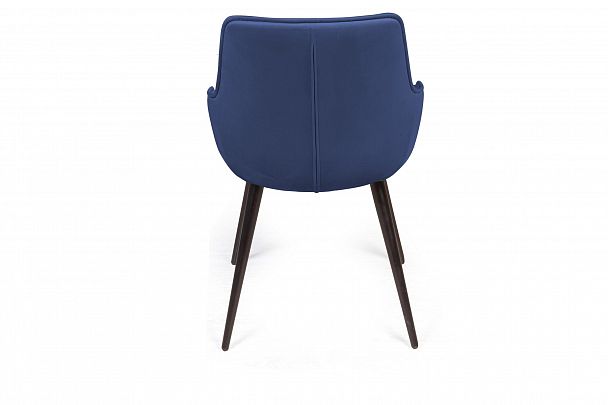 Стул Capri поворотный 90 градусов, функция возврата, антишум бархат синий 29/ опора конус - Вид 6