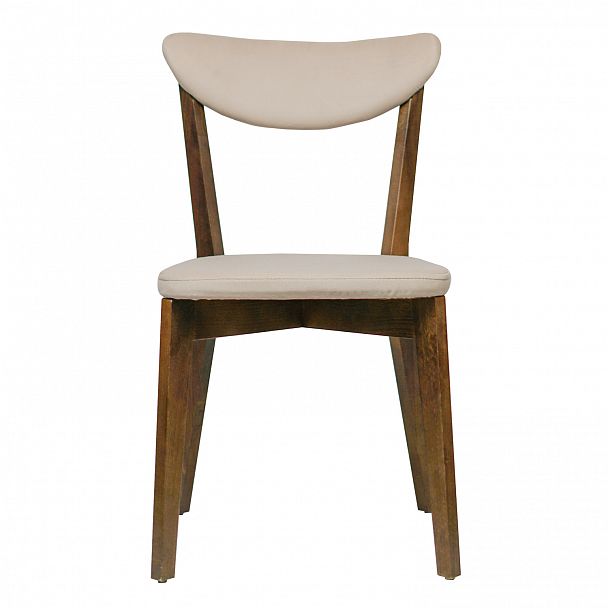 Стул Ruby, велюр Velutto-04 (светло-бежевый), старинный орех - Вид 3