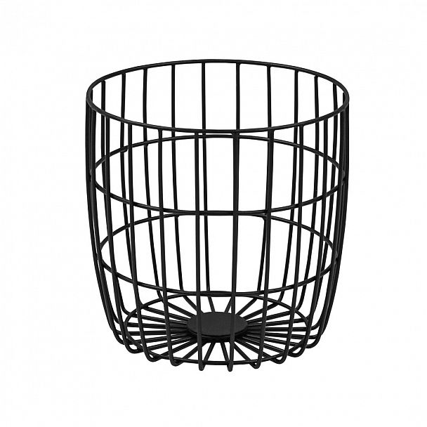 Столик в виде корзины Tavolino, старинный орех - Вид 3