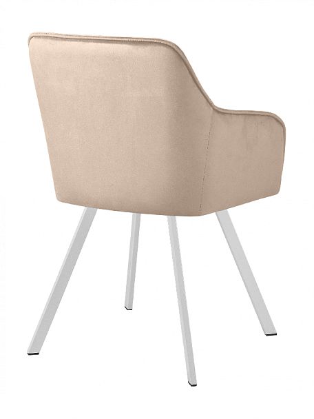 Кресло поворотное Мони, Confetti cream/белый - Вид 5