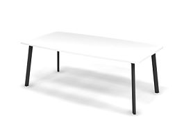 MATRIX 121S501 Стол переговорный 2100х1100х775 Белый/Темно-серый - Фото предпросмотра