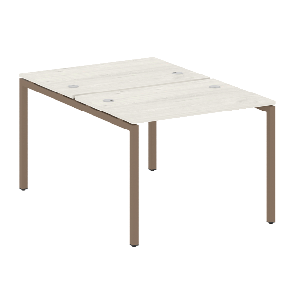 Metal System Quattro Р. ст. на П-образном м/к 40БП.РАС-СП-2.1 Дуб наварра/Мокко металл 1000*1475*750 - Вид 1