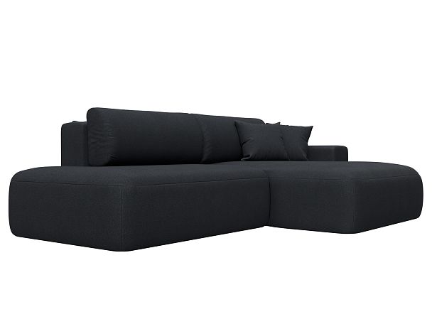 Диван угловой Лига-036 НПБ Модерн правый угол Искусственная замша серый - Вид 3