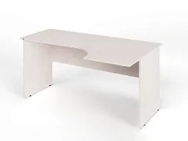 ЛАЙТ / LIGHT RLG004-16x9R Угловой стол 160x90x75 Дуб Молочный - Фото предпросмотра