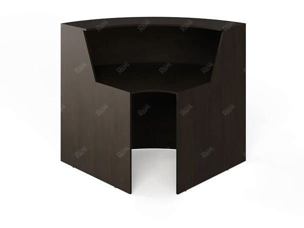 ЛАЙТ / LIGHT RLG069-8x8 Блок ресепшн с полкой 80x80x125 Венге - Вид 1