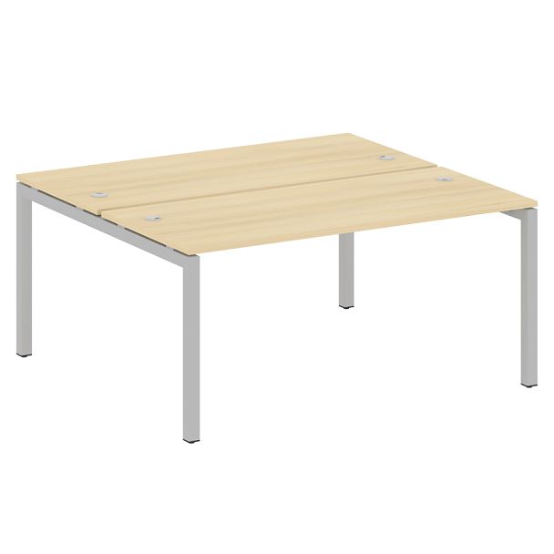 Metal System Quattro Р. ст. на П-образном м/к 50БП.РАС-СП-2.4 Акация/Серый металл 1600*1475*750 - Вид 1