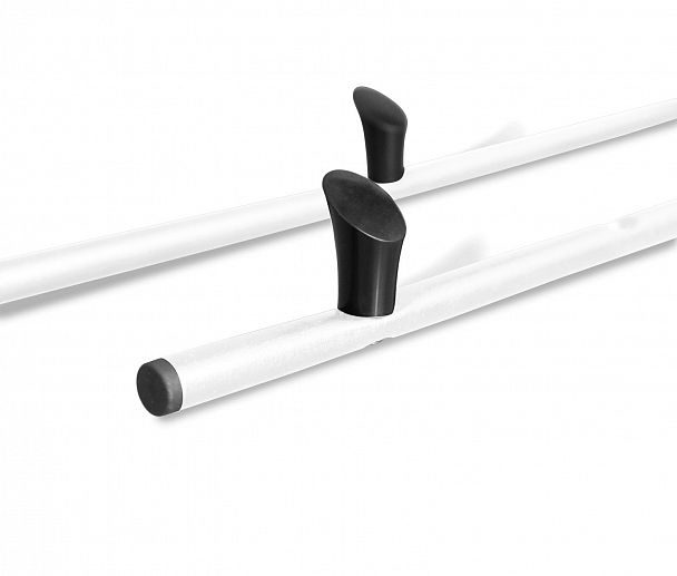 Вешалка Sheffilton SHT-WH26 белый муар/черный - Вид 2