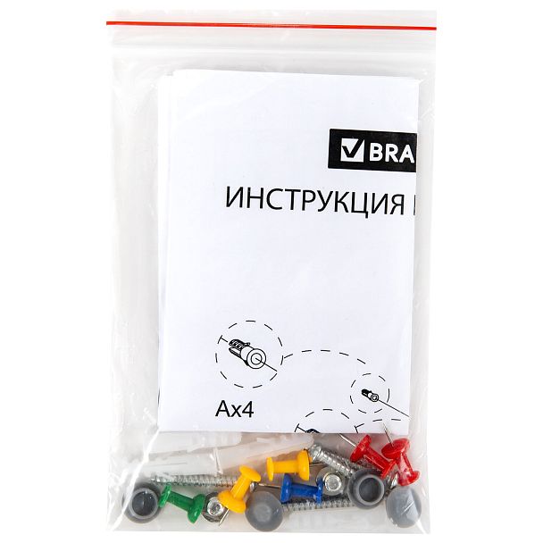 Доска комбинированная: магнитно-маркерная, пробковая для объявлений 60х90 см, BRAUBERG Extra, 238183 - Вид 8