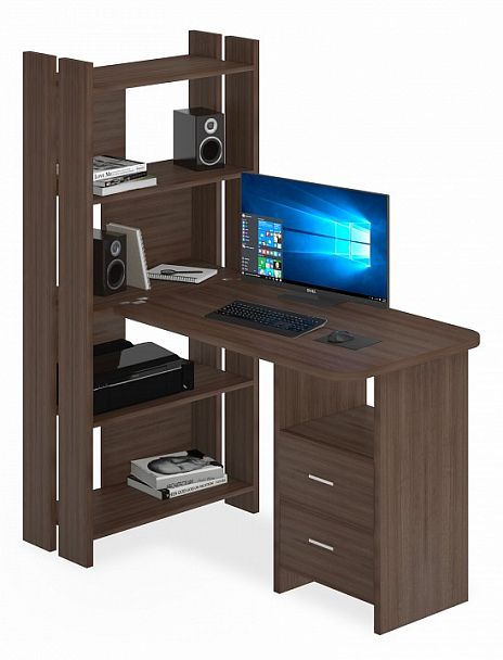 Стол компьютерный Домино Lite СТЛ-ОВ+С100Р Шамони - Вид 1