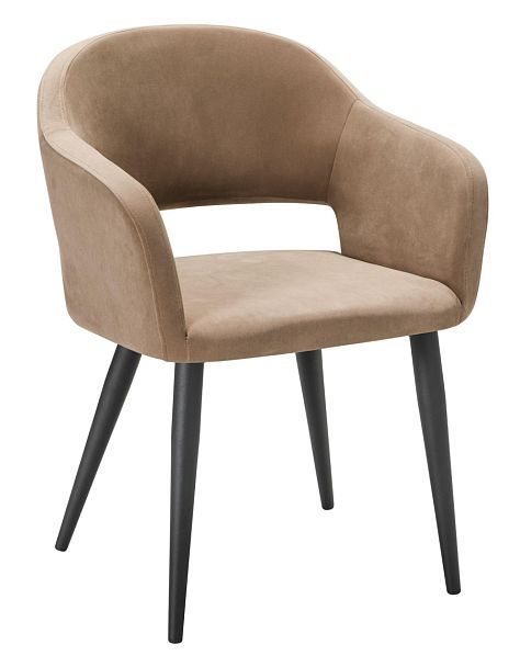 Кресло Oscar Diag beige/черный - Вид 1