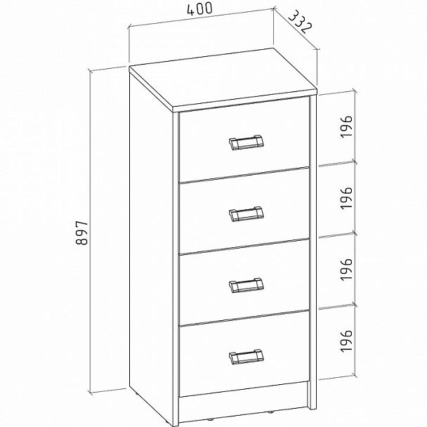 Комод Имидж-404 - Вид 2