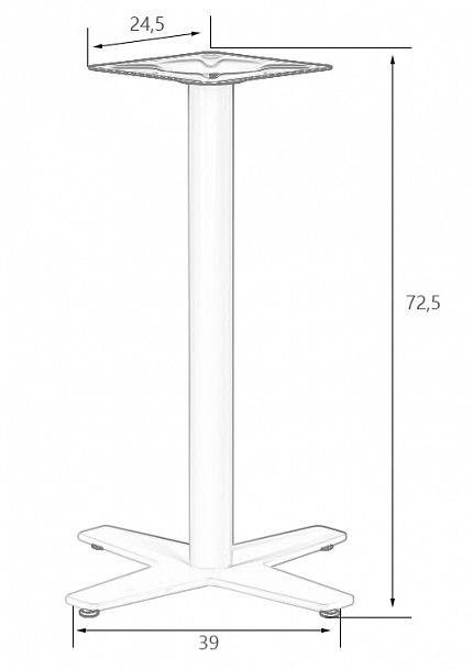 Подстолье обеденное DOBRIN STELLA WHITE - Вид 9