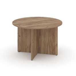 Стайл Проджект Стол переговорный кругл. SN-D.SPRG-004 Дуб Табак 1180*1180*750 - Фото предпросмотра