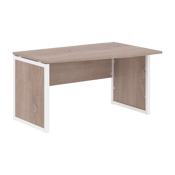 Стол эргономичный XQPCT 149(R) Дуб Сонома/Белый 1400х900х750 XTEN-QP - Вид 1