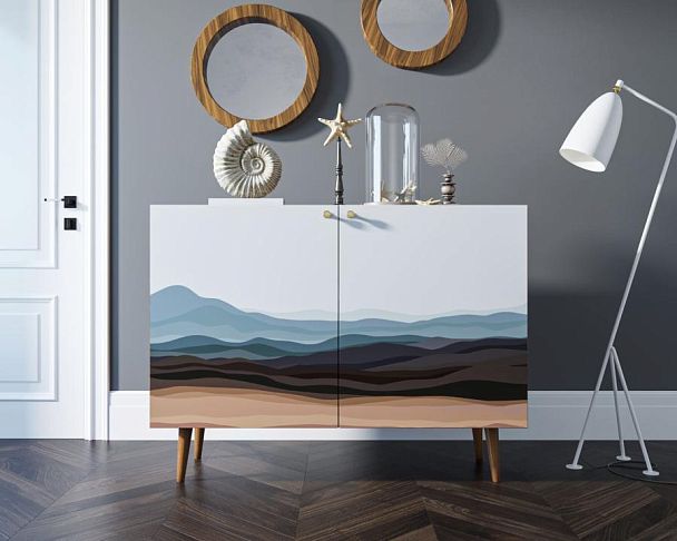 Комод Berber две дверки 11 принт арт BB04/Print_11 - Вид 4