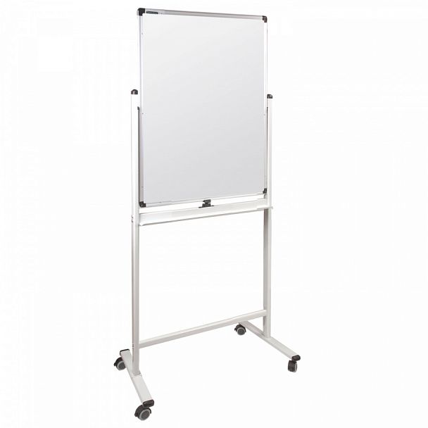 Доска магнитно-маркерная НА СТЕНДЕ 60х90 см, 2-сторонняя, ГАРАНТИЯ 10 ЛЕТ, BRAUBERG Premium, 236850 - Вид 1