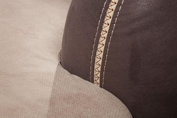 Napoli (Неаполь) диван-кровать с шезлонгом, замша - Вид 15