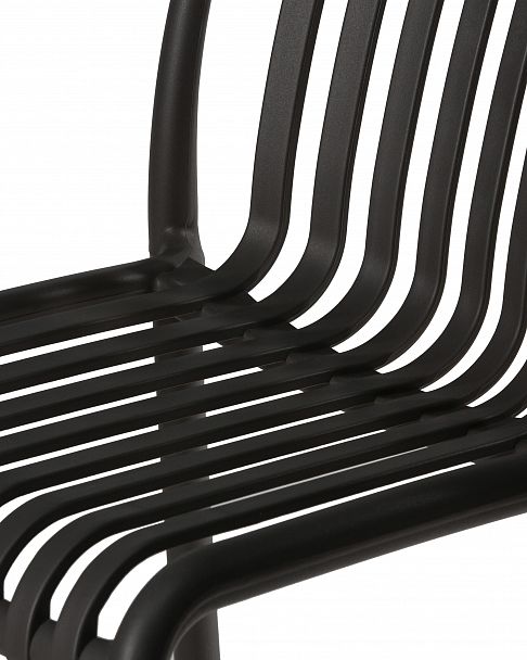 Стул полубарный DOBRIN CHLOE (темно-серый (GR-04)) - Вид 9