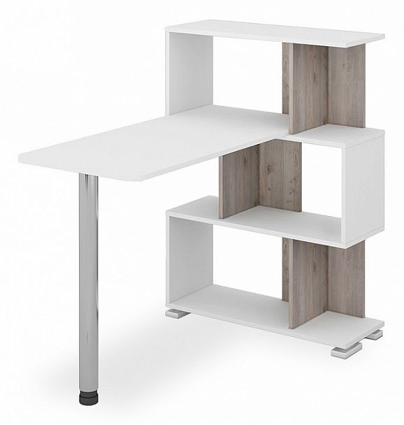 Стол компьютерный Домино нельсон СЛ-5-3СТ Белый/Нельсон - Вид 1