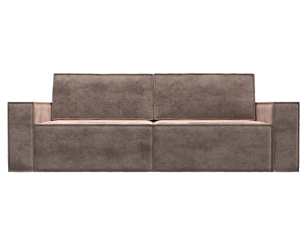 Диван прямой Куба Велюр бежевый - Вид 2