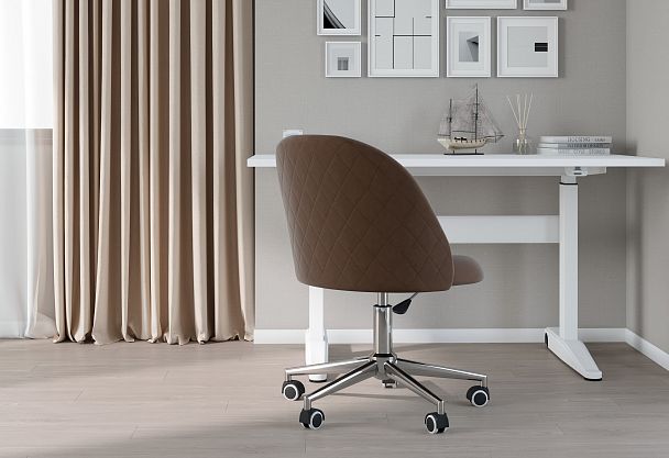 Кресло CHAIRMAN HOME 118, ткань велюр, серый - Вид 8