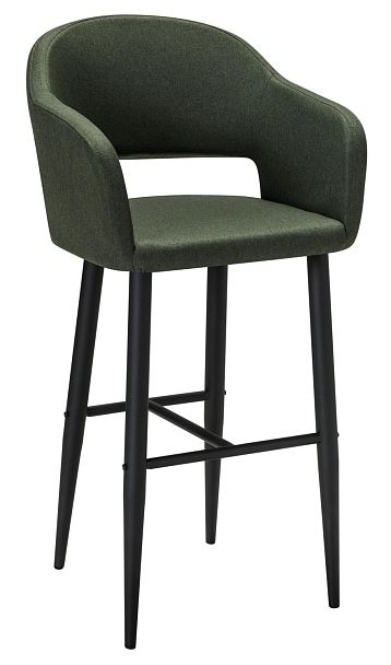 Кресло Бар.Oscar тёмно-зеленый/черный - Вид 1