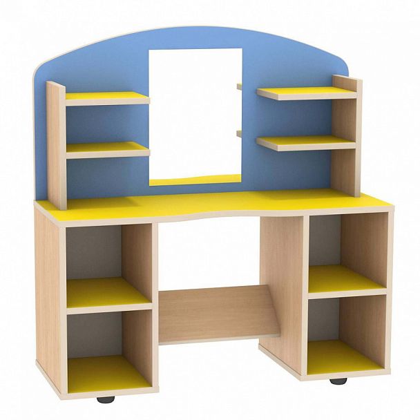 Игровой уголок Парикмахерская (Подставка для игрушек и пособий П 7) - Вид 1